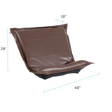 Puff Chair Cushion Avanti Pecan -Cushion and Cover Only
