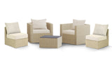 Transformer Patio Conversation Set - Modular 3 Piece to 5