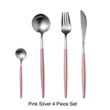 Mixora 304 Stainless Steel Gold Cutlery Set