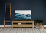 Elkton 2-drawer Engineered Wood 59-inch TV Stand Mango