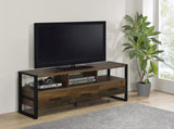 James 3-drawer Engineered Wood 60-inch TV Stand Dark Pine