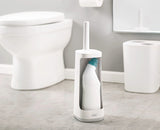 Flex™ Plus Light Grey Toilet Brush with Storage Caddy