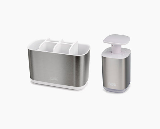 2-piece Stainless-steel Bathroom Sink Set