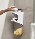 Capsule™ 2-tier White Shower Shelf