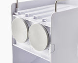 Capsule™ 2-tier White Shower Shelf