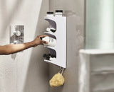 Capsule™ 4-tier White Shower Shelf