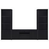 Winfield 3-piece Entertainment Center 60-inch TV Stand Black