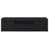 Winfield 78-inch 2-door TV Stand Media Console Black
