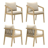Acacia Wood Patio Dining Chairs