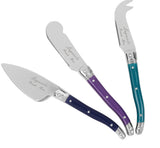 French Home 3 Piece Laguiole Cheese Knives - Plum Rose
