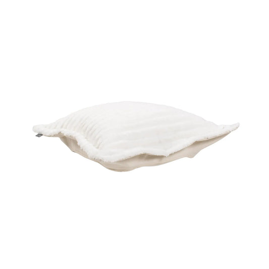 Puff Ottoman Cover & Cushion Shar Pei White/Natural