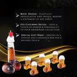 Funny Whiskey Decanter – Unique Glass Decanter for Scotch
