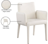 Pelle Vegan Leather Dining Chair - Stylish, Durable, and Contemporary Design for Elegant Dining Spaces