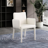 Pelle Vegan Leather Dining Chair - Stylish, Durable, and Contemporary Design for Elegant Dining Spaces