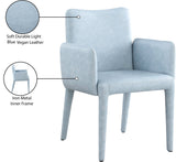 Pelle Vegan Leather Dining Chair - Stylish, Durable, and Contemporary Design for Elegant Dining Spaces