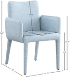 Pelle Vegan Leather Dining Chair - Stylish, Durable, and Contemporary Design for Elegant Dining Spaces