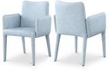 Pelle Vegan Leather Dining Chair - Stylish, Durable, and Contemporary Design for Elegant Dining Spaces