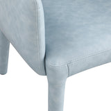 Pelle Vegan Leather Dining Chair - Stylish, Durable, and Contemporary Design for Elegant Dining Spaces