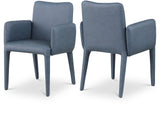 Pelle Vegan Leather Dining Chair - Stylish, Durable, and Contemporary Design for Elegant Dining Spaces