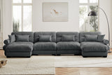 CLOUDIES 173" 4 Seater Sofa with 2 Ottomans