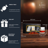 Bourbon Gummy Gift Set & Two Whiskey Glasses