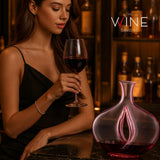 Vulva Blush Pink Venus Vagina Glass Carafe Decanter