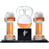 Kettlebell & Dumbbell Beer, Whiskey & Wine Dispenser Set
