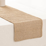 Jute Table Runner 14x72 Inch – Reversible Rustic Farmhouse Burlap Dining Décor
