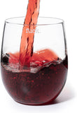 F*CK Wine Glass Single Set, Large 11 oz Glasses (Stemless)