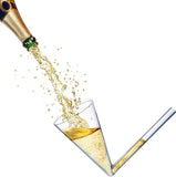 Champagne Shooter - Chug Flutes Guzzler Glasses Unique Gifts, Reusable Acrylic 6pk