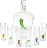 Tequila Decanter Set with Pepper Decanter (Pepper)