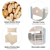 ROBUD Wooden Baby Doll Bed