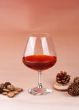 Diamond Brandy Snifters Whiskey Glasses Set of 2