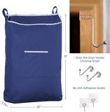 Door Hanging Laundry Bag - Navy Blue - XL