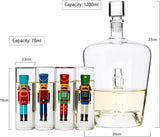 Nutcracker Decanter & Glasses, Set of 5