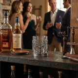 Stag Whiskey Glass, Single Piece, 11.8oz 3.7in Clear Borosilicate Alloy Sleeve