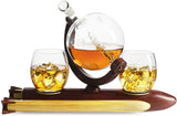 Rocket Whiskey Decanter Set, Planets Globe Decanter