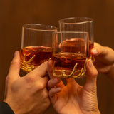Gold Antler Double Old Fashioned Whiskey Glass, 11.84 oz DOF Tumbler