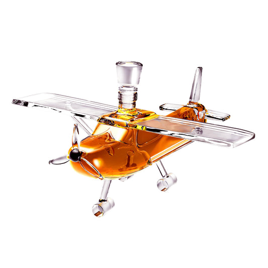 Airplane Whiskey Decanter, Cessna 172 Plane 25oz