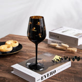 Crystal Stemmed Skiing, Apres Ski Skiier Wine Glasses - 1 Glass - 14oz
