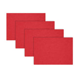 Loft Felt Cherry Placemat - Rectangle 12.2x16.5"- Set of 4