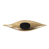 Sharma Crimson Gold Shallow Leaf Bowl- Small