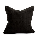 20 x 20 Angora Ebony Pillow - Down Alternative Insert