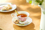 Hydrangea Hummingbird Bone China Cup & Saucer, 7oz