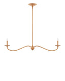 Saxon Linear Tan Chandelier