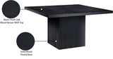 Belinda Dining Table - Stylish Round Solid Wood Design with Fluted Base for Contemporary Spaces