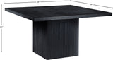 Belinda Dining Table - Stylish Round Solid Wood Design with Fluted Base for Contemporary Spaces