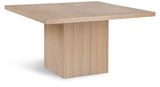 Belinda Dining Table - Stylish Round Solid Wood Design with Fluted Base for Contemporary Spaces