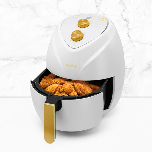 Holstein Golden Elegance 4.8QT White Gold Air Fryer