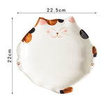 Cute Ceramic Cat Bowl Fruit & Salad Plate